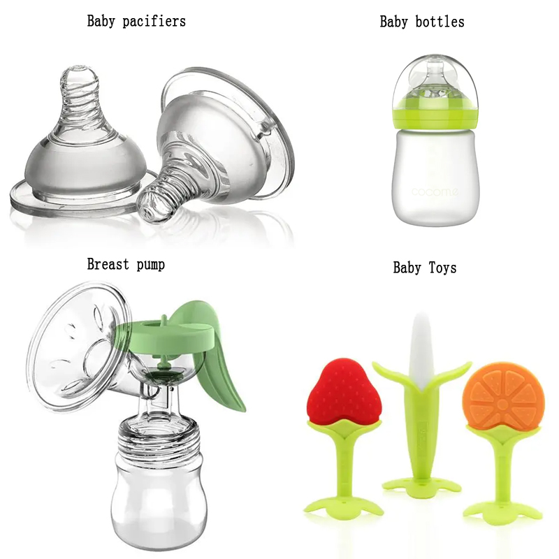 Injection Mould Addition Cured Nontoxic Food Grade Liquid Silicone Rubber For Baby Silicone Teether Toys
