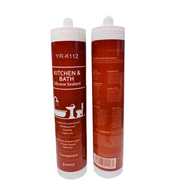 300ml Cartridge Anti-Mildew Anti Fungal Silicone Sealant for Kitchen And Bathroom Caulking