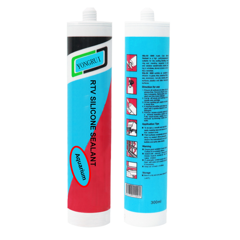 2022 Hot Sale 300ml Cartridges RTV Acetic Quick Curing Time Silicone Sealant Caulking With Tube