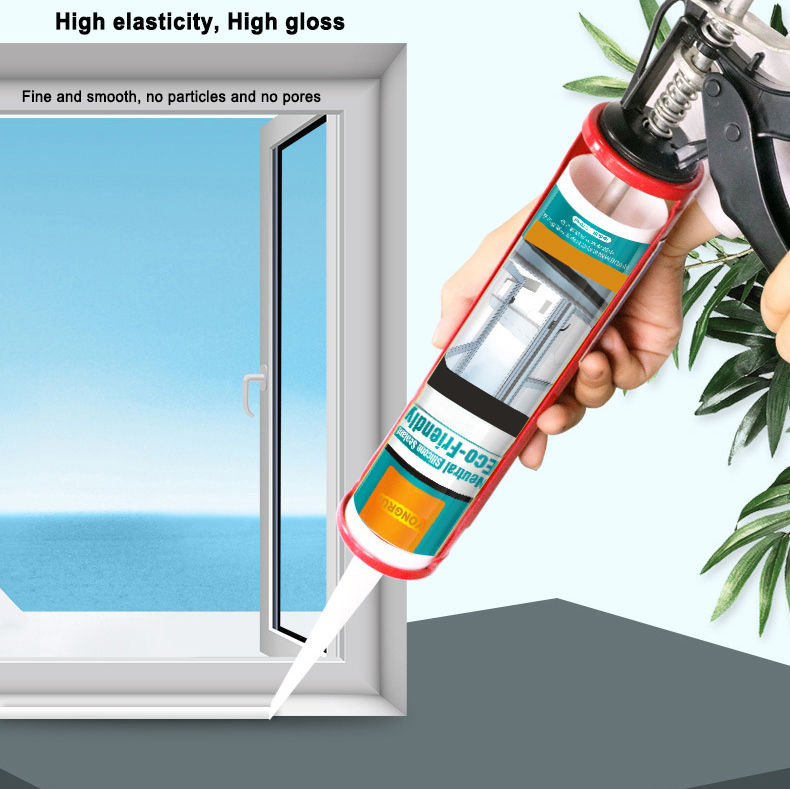  300Ml Cartridge Neutral RTV Silicone Adhesive Sealant For Filling Door And Windows